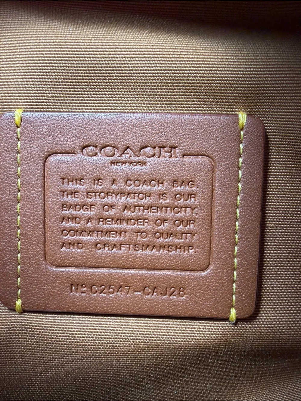 Coach Ivory Leather Small Turnlock Sling Backpack Crossbody Bag CAJ28